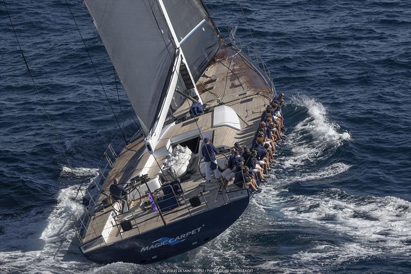 Magic Carpet 3 at Les Voiles de Saint-Tropez photo copyright Gilles Martin-Raget / www.martin-raget.com taken at Société Nautique de Saint-Tropez and featuring the Wally class