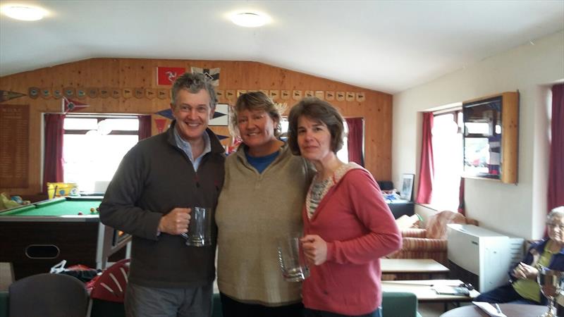 Paul Yeadon and Liz North, 2nd in the Wanderer Inlands at West Oxfordshire SC photo copyright Saffron Gallagher taken at West Oxfordshire Sailing Club and featuring the Wanderer class