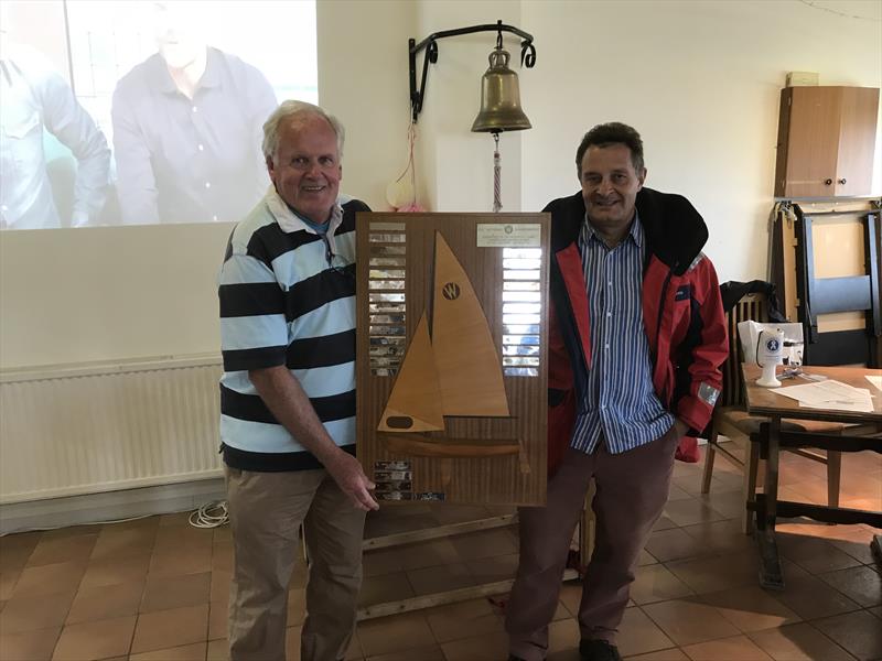 Philip Meadowcroft & Adam Wickenden win the Wanderer Nationals at Langstone Harbour photo copyright Liz North taken at Langstone Sailing Club and featuring the Wanderer class
