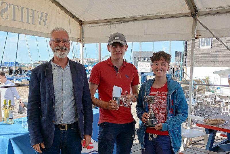Katie Berrington and Alexander Wilson take second in the Wanderer open meeting at Whitstable - photo © WYC