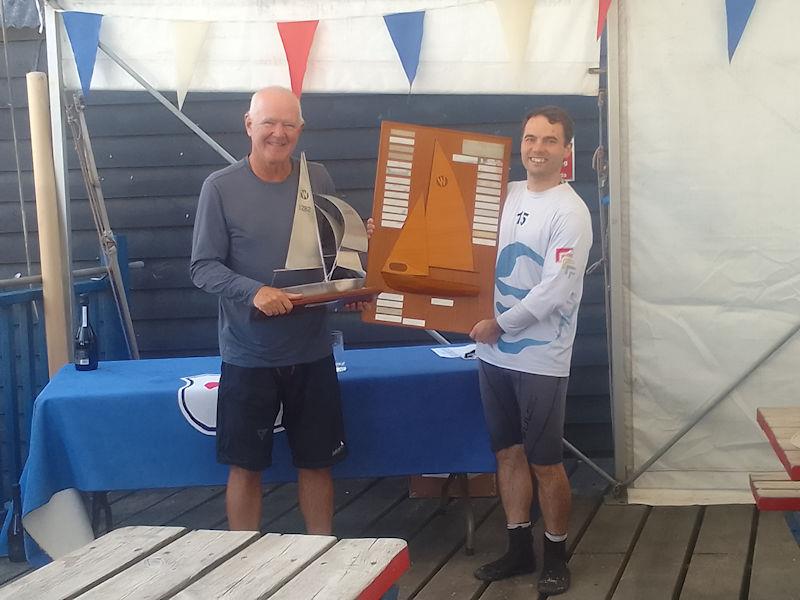 T Barr and J Skipper; the Ian Proctor Wanderer National Trophy and Gavin Barr trophy at the Wanderer Nationals at Whitstable - photo © Liz North