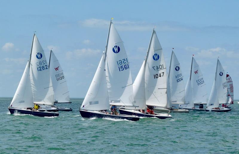 2025 Wanderer Nationals at Whitstable - Start of Race 2 - photo © Matthew King