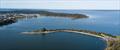 Looking towards Raymond Island and over the back to the race course - The 2021 Australian WASZP Nationals are set for Paynesville © GLYC