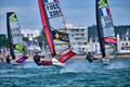 Hippolyte Gruet on the send at the France Nationals