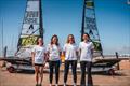 Athena Pathway Sailors Alice Senior, Katy Jenkins, Jaz Boote & Rachael Betschart