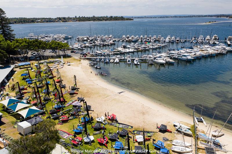 2019 International WASZP Slalom event photo copyright Drew Malcolm / 2019 International WASZP Games taken at Royal Freshwater Bay Yacht Club and featuring the WASZP class