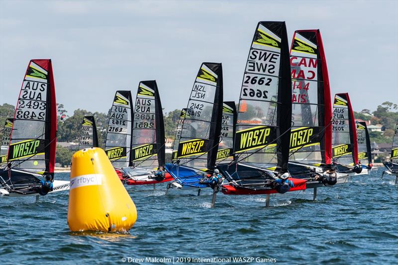 2019 International WASZP Games day 1 photo copyright Drew Malcolm / 2019 International WASZP Games taken at Royal Freshwater Bay Yacht Club and featuring the WASZP class