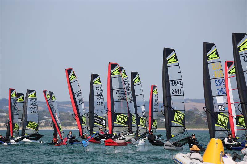 2019 Victorian WASZP State Championships at Blairgowrie photo copyright Russell Bates taken at Blairgowrie Yacht Squadron and featuring the WASZP class