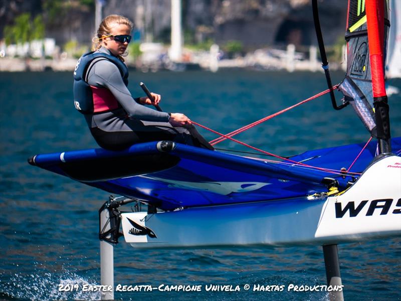 WASZP Easter Regatta at Campione Univela photo copyright Hartas Productions taken at Campione Univela and featuring the WASZP class