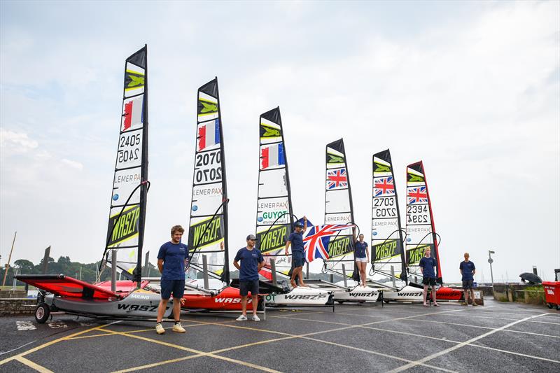 All set for the Foil for Life Challenge by Lemer Pax photo copyright James Tomlinson taken at Royal Lymington Yacht Club and featuring the WASZP class