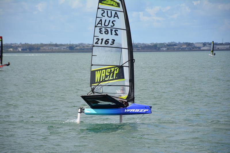 2021 Victorian WASZP Championship on Corio Bay photo copyright Marc Ablett taken at Royal Geelong Yacht Club and featuring the WASZP class