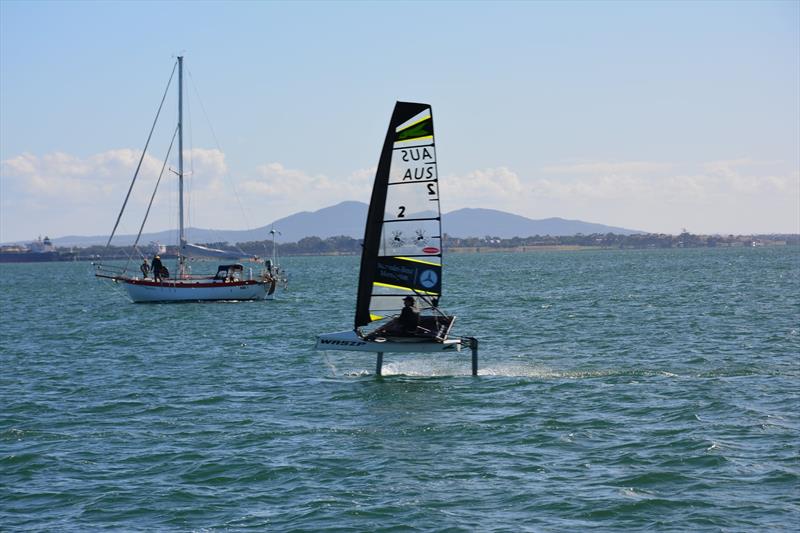 2021 Victorian WASZP Championship on Corio Bay photo copyright Marc Ablett taken at Royal Geelong Yacht Club and featuring the WASZP class