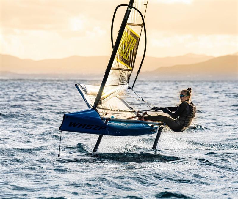 Spanish SailGP training photo copyright WASZP class taken at  and featuring the WASZP class