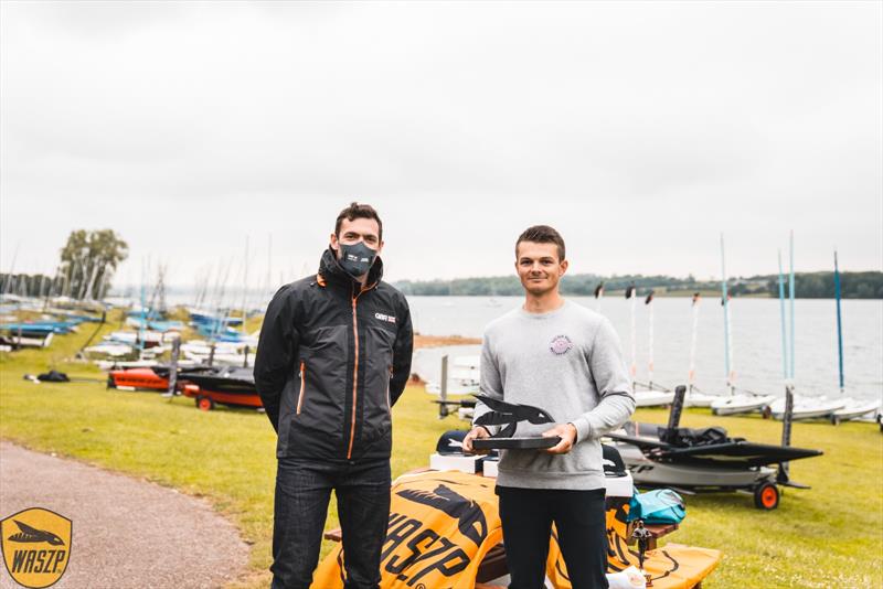 Sam Whaley wins the UK WASZP Nationals at Rutland photo copyright Howevideography taken at Rutland Sailing Club and featuring the WASZP class