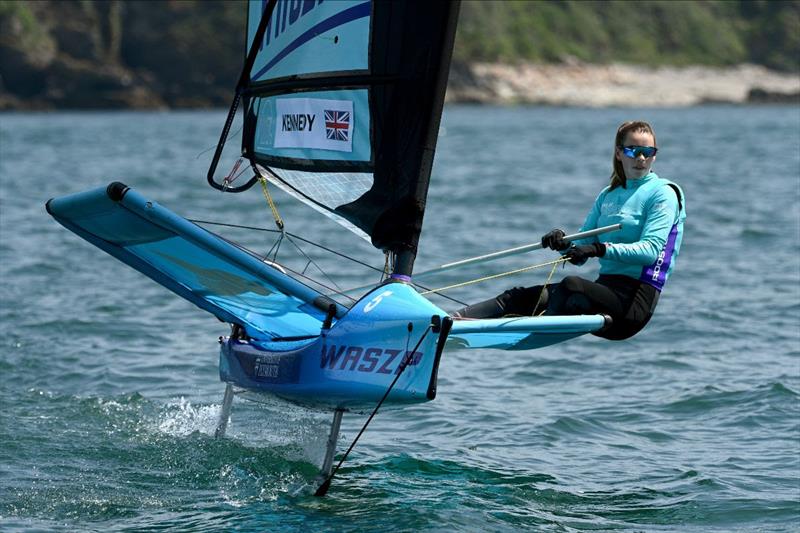 SailGP INSPIRE WASZP Racing in Plymouth photo copyright SailGP taken at  and featuring the WASZP class