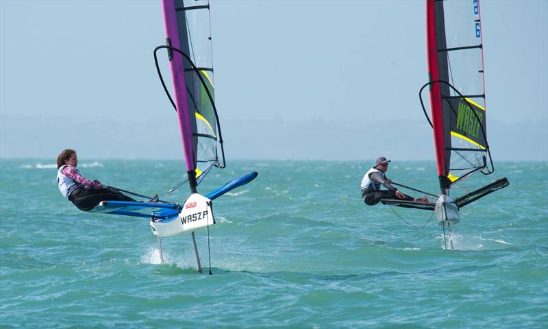 2018 Sir Peter Blake Regatta - Sunday  photo copyright Lissa Reyden taken at Torbay Sailing Club and featuring the WASZP class