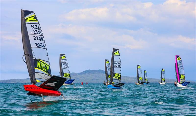 29 boats competed in the 2019 WASZP NZ Nationals at Murrays Bay SC - March 2019 photo copyright Rachel von Zalinski taken at Murrays Bay Sailing Club and featuring the WASZP class