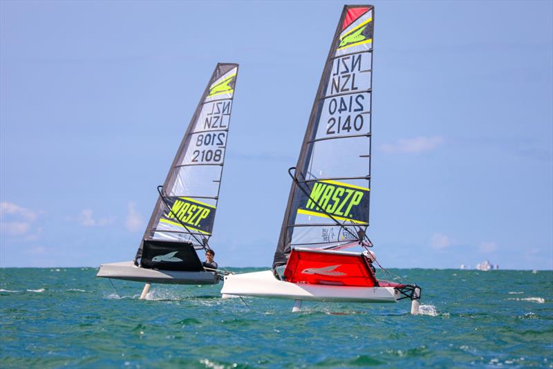 LSD WASZP New Zealand National Championship - March 2019, Murrays Bay Sailing Club photo copyright Rachel von Zalinski, Live Sail Die taken at Murrays Bay Sailing Club and featuring the WASZP class