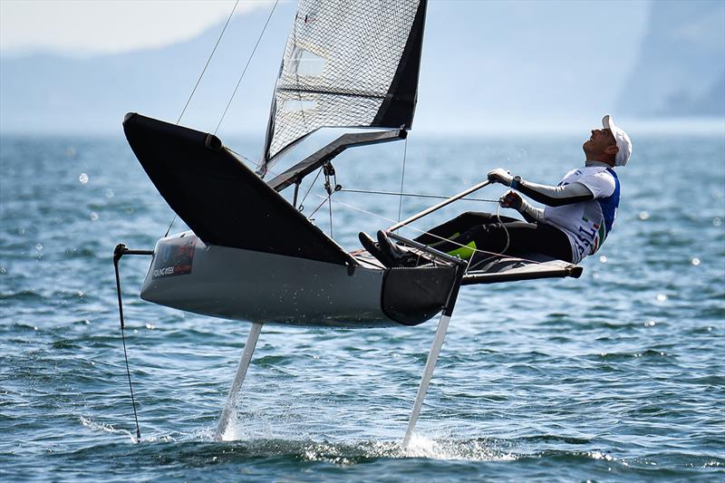 Foiling Boat Coaching - Foiling Week Garda 2019 photo copyright Associazione TFW taken at  and featuring the WASZP class