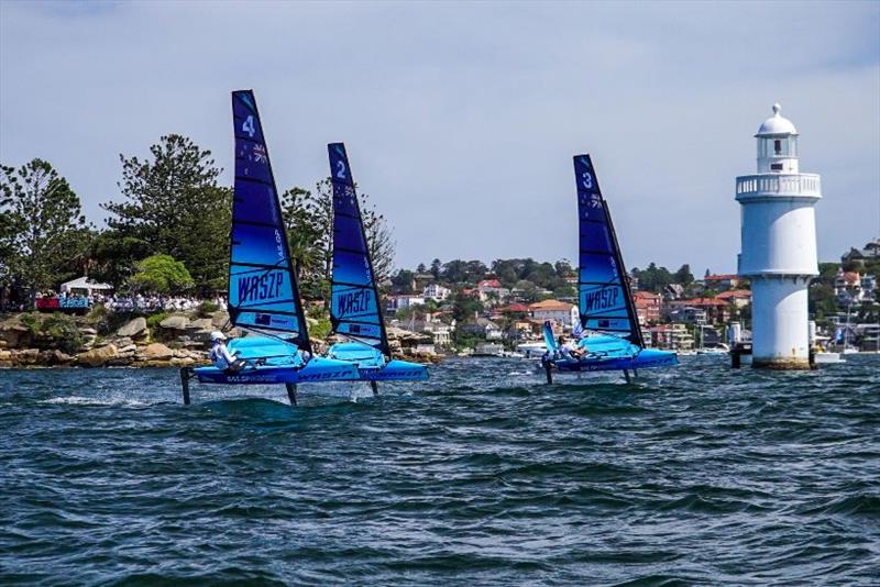 Waszp inspire racing event day 2 at Sydney SailGP - photo © Jordan Roberts / SailGP