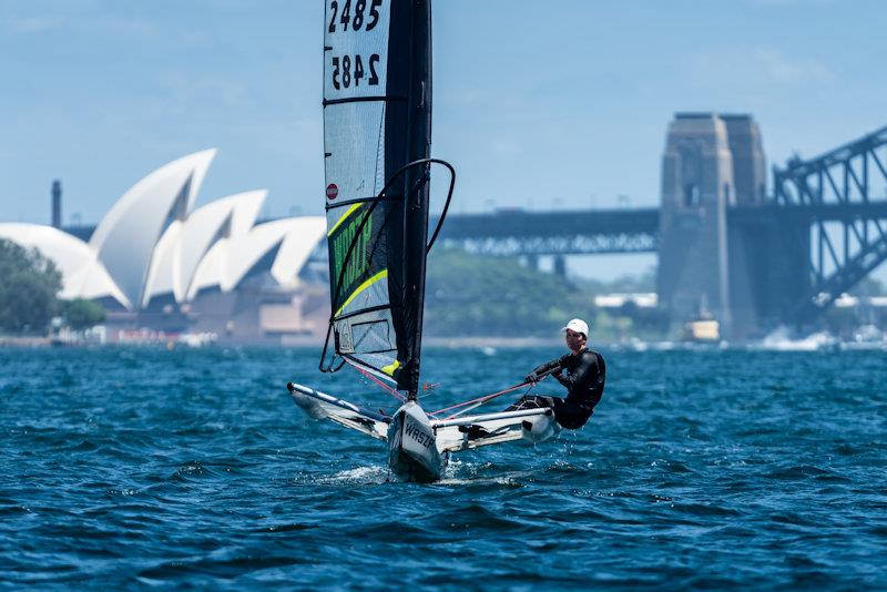 Australia SailGP Team Invitational Camp: Nina Curtis photo copyright Beau Outteridge / SailGP taken at Woollahra Sailing Club and featuring the WASZP class