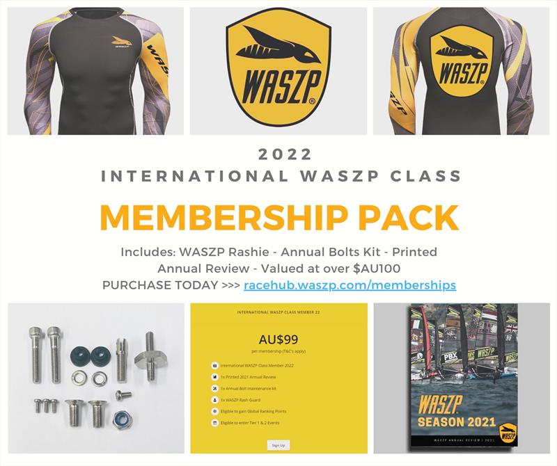 The 2022 International WASZP Class Membership is now available!! photo copyright WASZP taken at  and featuring the WASZP class