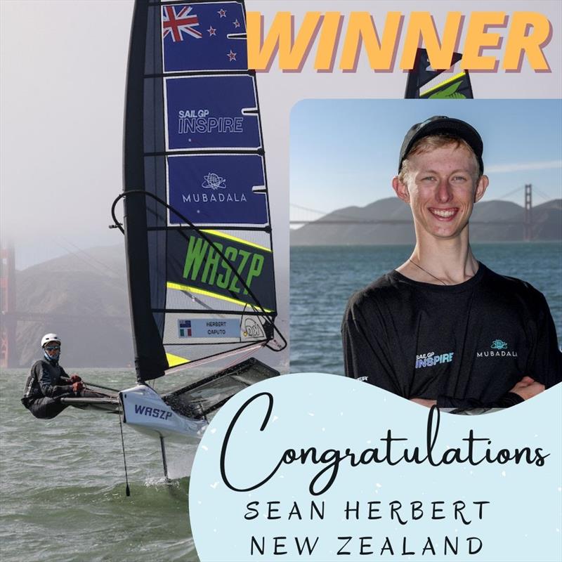 SailGP Inspire Racing - WASZP Men's Winner Sean Herbert, New Zealand - photo © SailGP