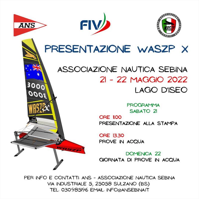 WASZP partner with FIV Luna Rossa Foiling Academy photo copyright WASZP Class taken at  and featuring the WASZP class