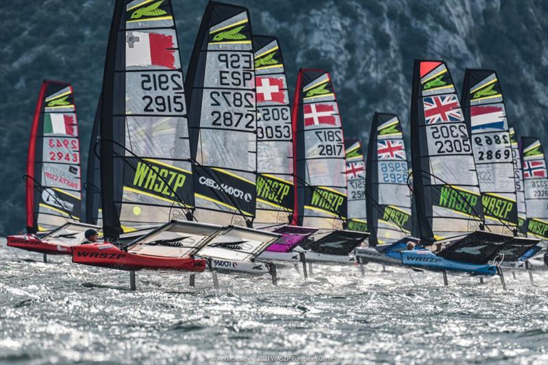 25 nations will take to the startline in 2022 photo copyright Anna Suslova taken at Fraglia Vela Malcesine and featuring the WASZP class