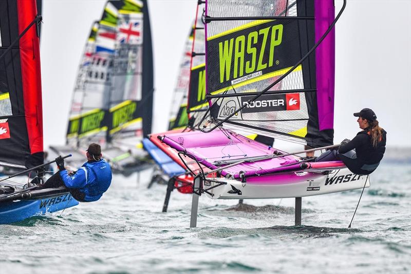 WASZP UK Nationals 2022 at the WPNSA Day 1 photo copyright James Tomlinson taken at Weymouth & Portland Sailing Academy and featuring the WASZP class