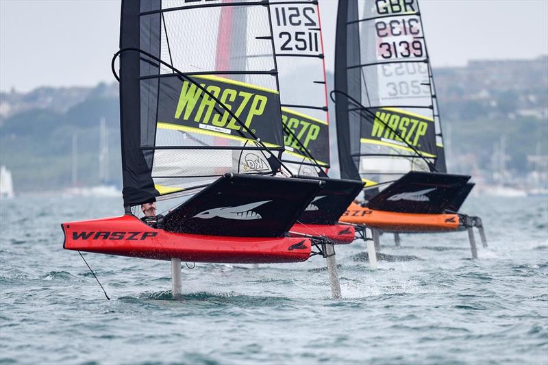 WASZP UK Nationals 2022 at the WPNSA Day 1 photo copyright James Tomlinson taken at Weymouth & Portland Sailing Academy and featuring the WASZP class
