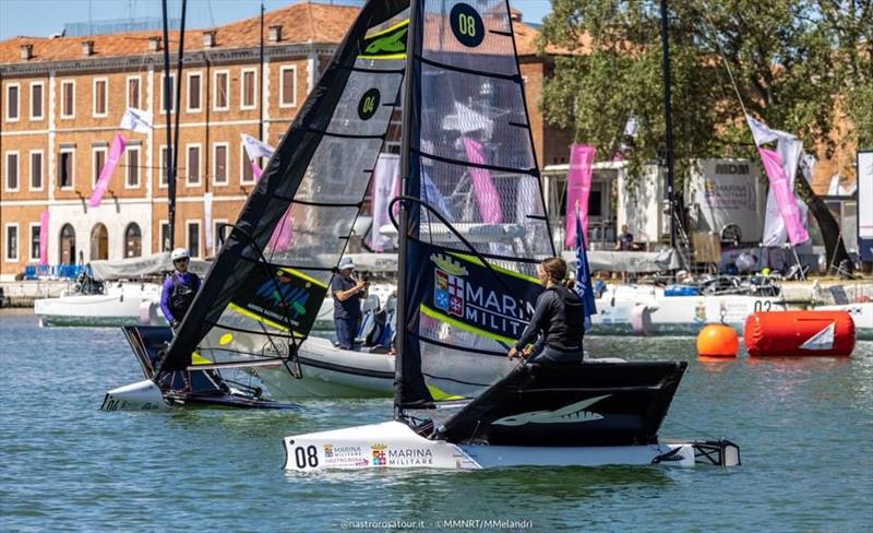 Marina Militare Nastro Rosa Tour: Closing in Venice photo copyright MMNRT / M. Melandri taken at  and featuring the WASZP class