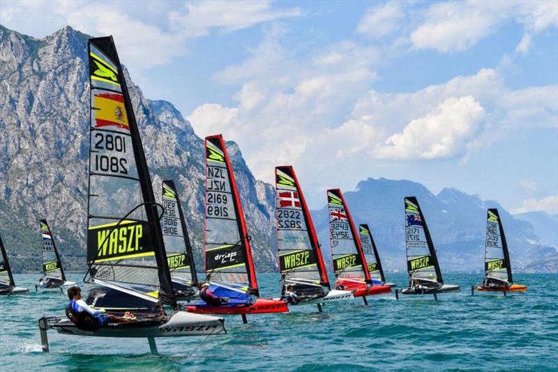 2022 International WASZP Games Slalom Championship photo copyright James Tomlinson taken at Fraglia Vela Malcesine and featuring the WASZP class