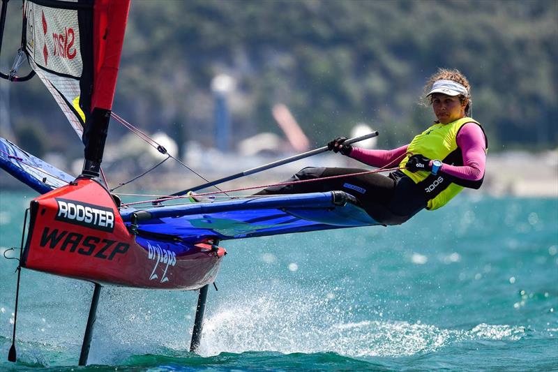 Elise Beavis - Women's WASZP World Champion at the WASZP International Games in Lake Garda, Italy photo copyright WASZP Class taken at Vela Garda Trentino and featuring the WASZP class