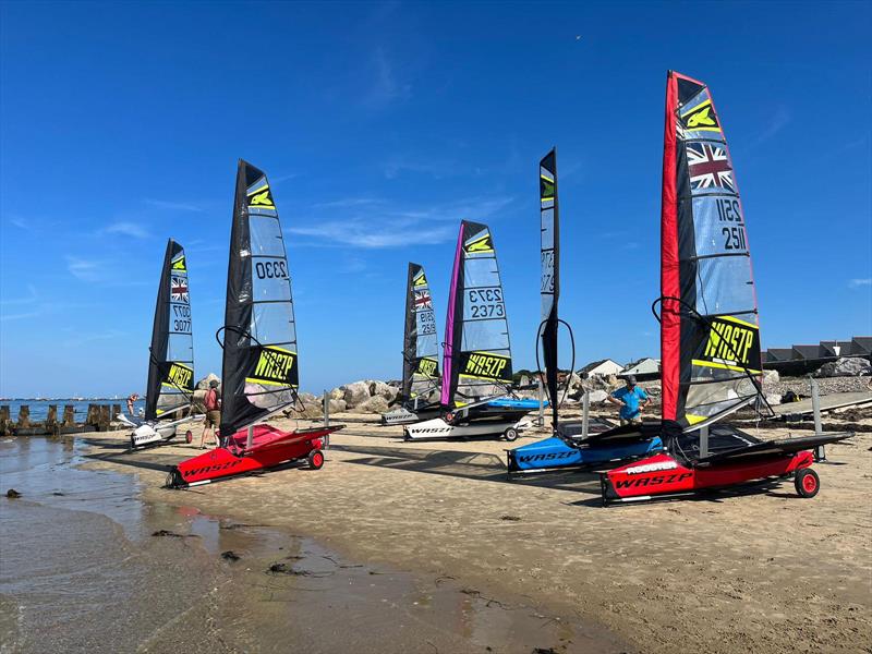 WASZPs on the Isle of Wight at Seaview photo copyright Martin Evans taken at Sea View Yacht Club and featuring the WASZP class