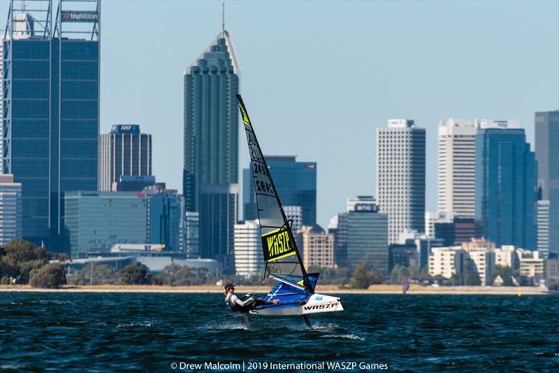 The Swan River in all its glory photo copyright Drew Malcolm taken at Perth Dinghy Sailing Club and featuring the WASZP class