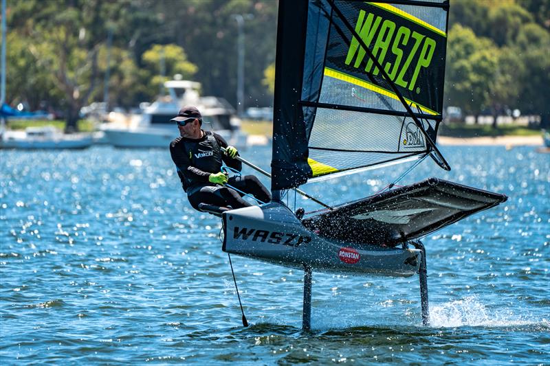Australian WASZP Nationals day 1 photo copyright FSR Industries taken at Perth Dinghy Sailing Club and featuring the WASZP class