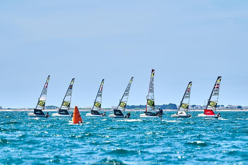 WASZP European Games Warm-Up Event photo copyright Antoine Dujoncquoy taken at Yacht Club de Carnac and featuring the WASZP class