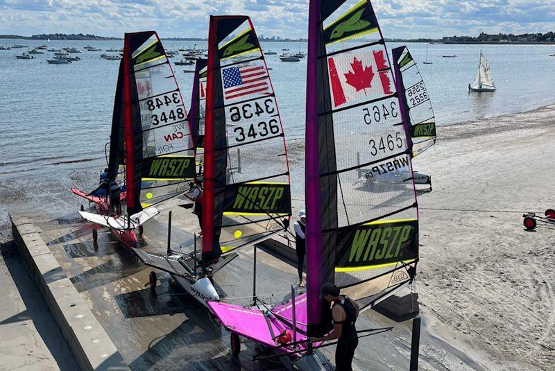 Fleet prepares for WASZP North American Championship Regatta at Swampscott photo copyright WASZP Class taken at Swampscott Yacht Club and featuring the WASZP class