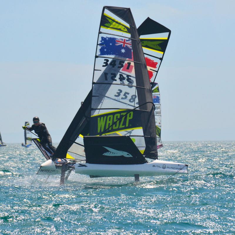 WASZP Australian Nationals Day 2 photo copyright Marc Ablett taken at Sorrento Sailing Couta Boat Club and featuring the WASZP class