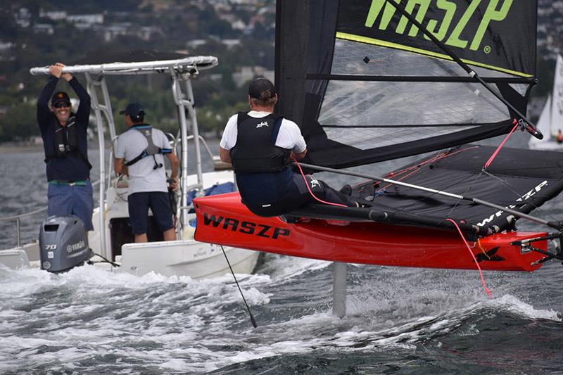 The Banjo's Shoreline Crown Series Bellerive Regatta is open to a wide range of classes including the growing WASZP Class photo copyright Jane Austin taken at Bellerive Yacht Club and featuring the WASZP class