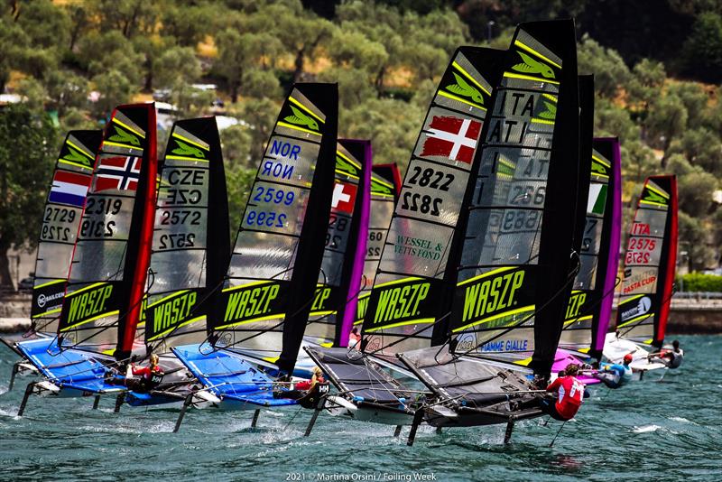 Foiling Week Malcesine - WASZP Class racing - photo © Martina Orsini / WeAreFoiling Media