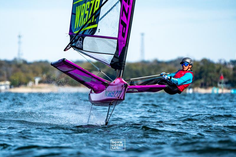 Pearl Lattanzi – WASZP All-Stars Invitational Champion photo copyright Down Under Sail taken at  and featuring the WASZP class