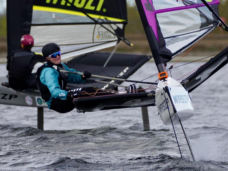 Helena Mills Bowers during the WASZP Start of Seasons 2026 at Datchet Water - photo © Nici Hoyle