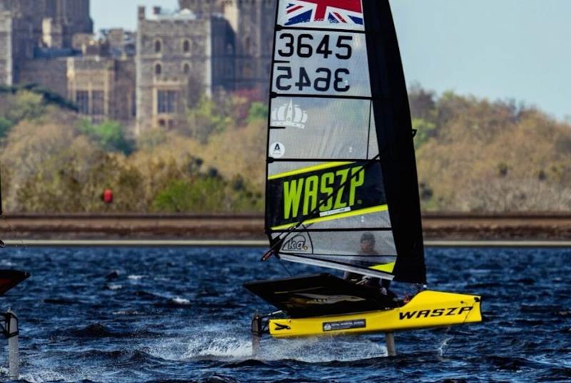 UK Start of Season Championships at Datchet photo copyright David Dyson taken at Datchet Water Sailing Club and featuring the WASZP class