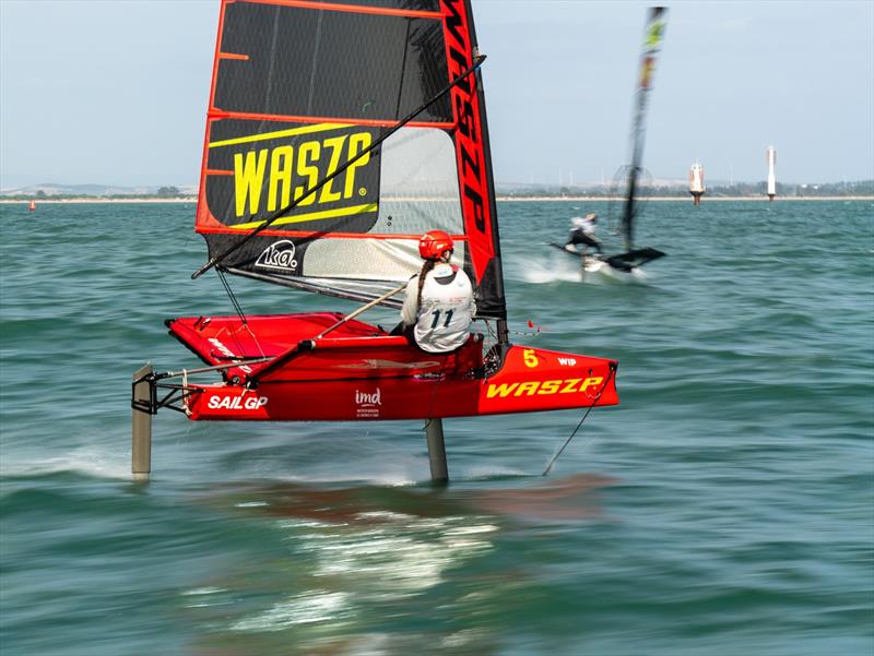 WASZP x Foiling Base Cadiz ink long term collaboration photo copyright WASZP Class taken at  and featuring the WASZP class