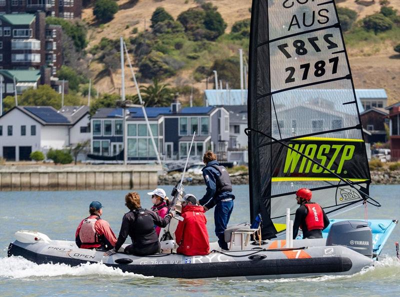 California dinghy boom is taking flight photo copyright Irina Potekhina taken at  and featuring the WASZP class