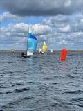 Andrew & Tom Wilson leading during the Wayfarer Inlands at Datchet Water © Anthony Read