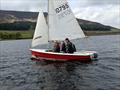 Andrew Redrup, Freya Redrup and David McKee during Dovestone Sailing Club's Discover Sailing event  © Nik Lever