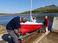 John Hughes and John MacDonald during the Dovestone Sailing Club Open Day